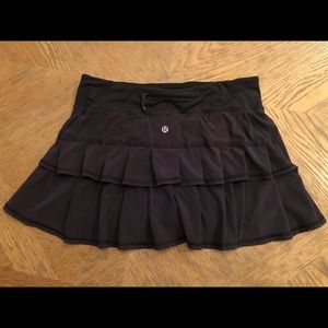 LULULEMON Black Tennis Skirt